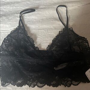 Elegant Black Lace Bralette new with tags never worn.
